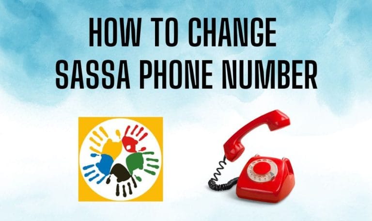 How to change SASSA phone number
